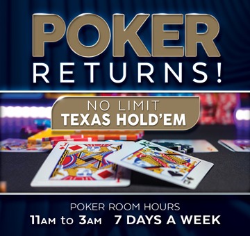 Poker Returns to River Rock Casino Resort
